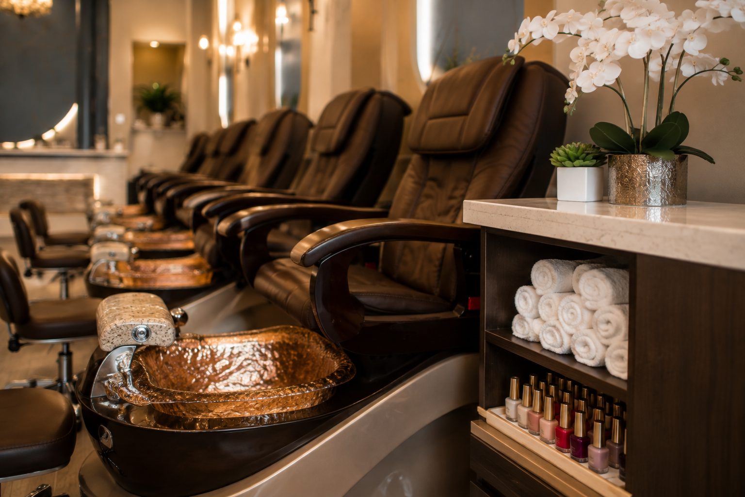 Research-driven barber shop and hair salon interior
